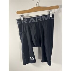 Under Armour Heatgear Pocket Long Men's Medium Black Shorts - 1361602
